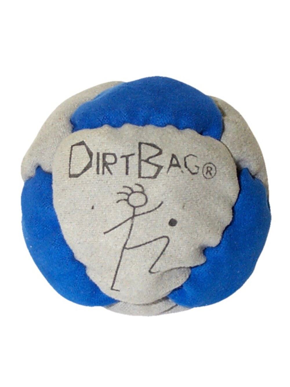 🔥World Footbag Classic DirtBag Footbag Hacky Sack BLUE/GRAY BNWT🔥
